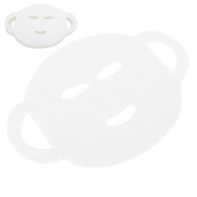 Papel De Máscara Facial De Bricolaje Papel De Máscara Facial Suave Algodón Puro Desechable Amigable Con La Piel Para Mujeres De Cara ANGGREK Otros