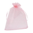 thumbnail image 2 of Bolsas de Organza Grandes de 200 Piezas Rosa Rubor, Bolsas de Regalo de de 17 x 23 cm Bolsas de Joyería con Cordón, 2 of 8