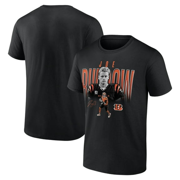 Men's Joe Burrow Black Cincinnati Bengals Humble Shadow Player T-Shirt