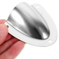 thumbnail image 6 of Gongc Clam Shell Vent Boat Wire Covers 6PCS Stainless Steel Silver Accessories, 6 of 6