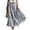 Black, variant on ShomPort Women's Flowy Maxi Skirt Plaid Boho Pleated A Line Elastic Waist Summer Casual Tulle Layered Long Skirts