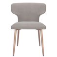 thumbnail image 2 of Chaise, Jeu de 2 en Velours et Métal - Gris, 2 of 7