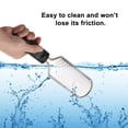 thumbnail image 3 of Fawoonu Stainless Steel Foot Scraper for Callus Removal, Heel Exfoliation, and Dead Skin Smoothing - Black, 3 of 6