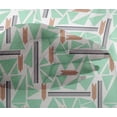 thumbnail image 4 of oneOone Viscose Chiffon Fabric Triangle & Line Geometric Â Printed Craft Fabric BTY 42 Inch Wide, 4 of 4