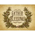thumbnail image 2 of Marrott, Stephanie 18x15 Gold Ornate Wood Framed with Double Matting Museum Art Print Titled - Gather Blessings I, 2 of 4