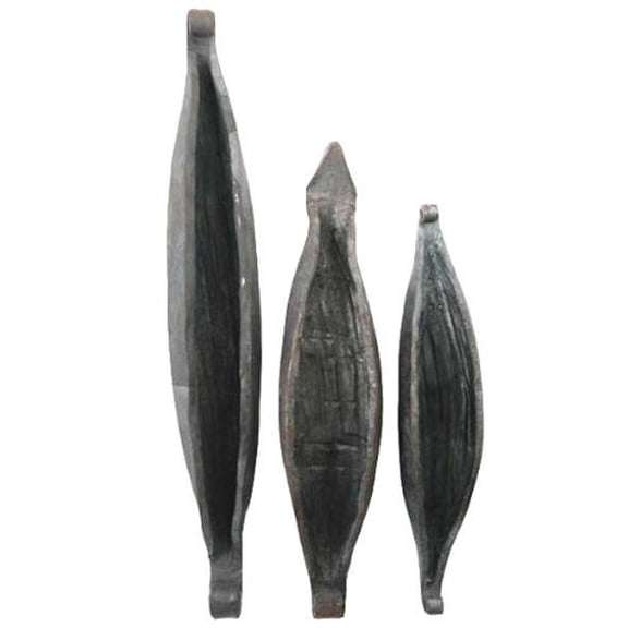 Atoke Bell Set with Metal Strikers - African Percussion Banana Bells