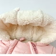 thumbnail image 5 of Baby Snowsuit Toddler Girl Clothes Cute Hooded Double Zipper Boys Winter Coat Unisex Romper for, 5 of 9