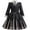 Only Dress, variant on Black Striped Costume for Girls College Uniform Cosplay Dress Gothic Outfits for 9-10Y