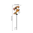 thumbnail image 2 of Fiudx Luces Solares para Jardín, Farolillos Decorativos de Hierro Forjado con Forma de Abeja, Insertos Solares Ecológicos para Suelo, Iluminación de 8 a 10 Horas, Decoración para Exteriores, Camino d, 2 of 5