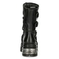 thumbnail image 6 of New Rock 373-S4 Black Leather Gothic Mid Calf Boots 44, 6 of 8