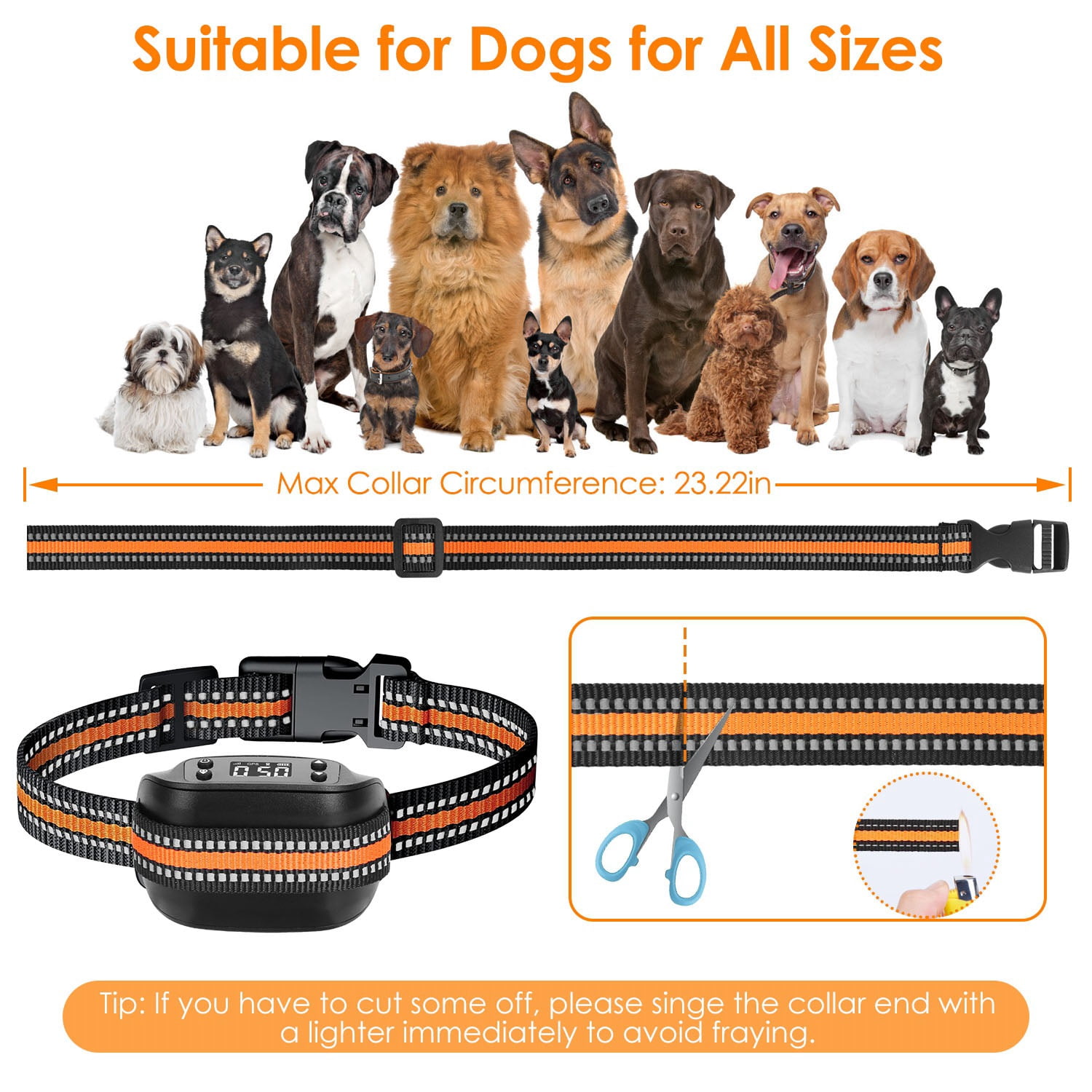 2-in-1 GPS Dog Fence & Tracker - Wireless Containment System up to 2887FT Radius, IPX6 Waterproof, for Small Medium Large Dogs