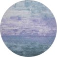 thumbnail image 2 of Addison Rugs Mayfield Premium Machine Washable Transitional Stripes Denim Round Rug, 8' x 8', 2 of 5