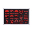 thumbnail image 1 of Novelty Car Button Switch Decorative Sticker Instrument S2B6 S0L1, 1 of 9