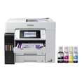 thumbnail image 1 of Epson EcoTank Pro ET-5850 Wireless Color All-in-One Supertank Printer with Scanner, Copier, Fax and Ethernet , White, 1 of 7