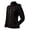 BLACK, variant on Women’s Softshell Jacket, Ski Snowboarding Jacket with Removable Hood, Fleece Lined and Water Repellent Black M