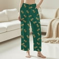 thumbnail image 2 of Puyaiuu Women's Christmas Plush Pajama Pants with Pockets, Soft Fleece Pants Holiday Print Gift, 2 of 6