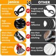 thumbnail image 5 of Long Dog Leash 25 FT: Heavy Duty Rope Leashes for Dogs Training with Swivel Lockable Hook Reflective Threads Bungee and Padded Handle - Dog Lead for Large Small Medium Dogs Outside Walking Hiking, 5 of 5