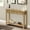 3 Drawers, variant on Wnutrees Farmhouse Console Table with 4 Rattan Drawers, 60" Long Narrow Boho Foyer Sofa Tables with Open Storage Shelves for Entryway, Hallway, Living Room, Natural