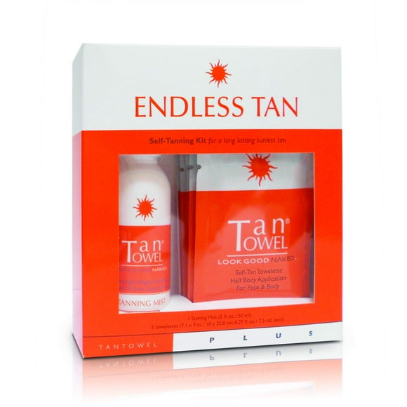 Toalla autobronceadora Endless Tan con 5 toallitas