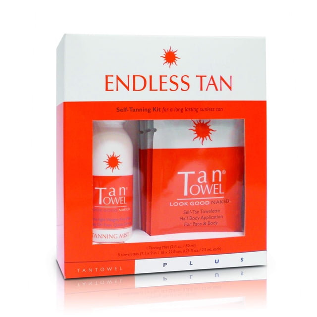 Toalla autobronceadora Endless Tan con 5 toallitas