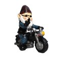 thumbnail image 1 of ，Gnomo de jardín motocicleta 14 x 12 cm impermeable protección solar gnomo de jardín decoración de jardín decoración de patio decoración de balcón，Una pieza, 1 of 2