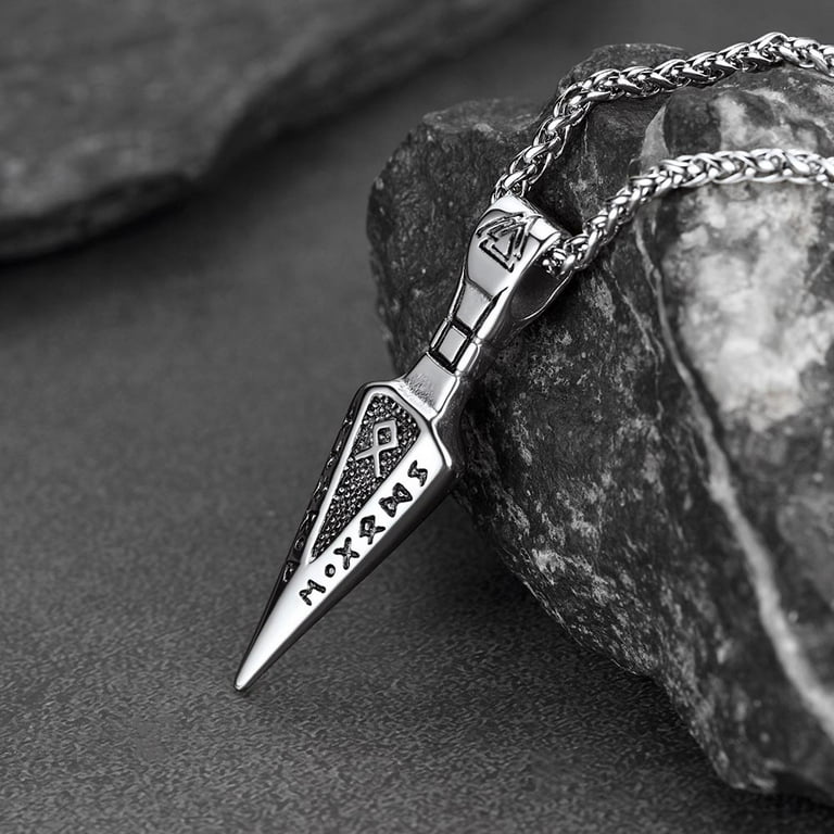 Odin's gungnir spear head pendant necklace best sale