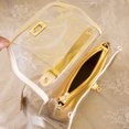 thumbnail image 4 of XINXIAOO Clear Transparent Messenger Bag, Lightweight Fashion Sling Shoulder Purse for Daily Use, 4 of 6