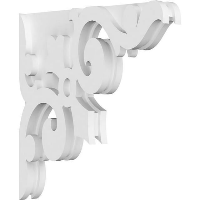 Ekena Millwork CORP01X14X14WH Corbeau Blanc - 14 x 1.87 x 14 Po