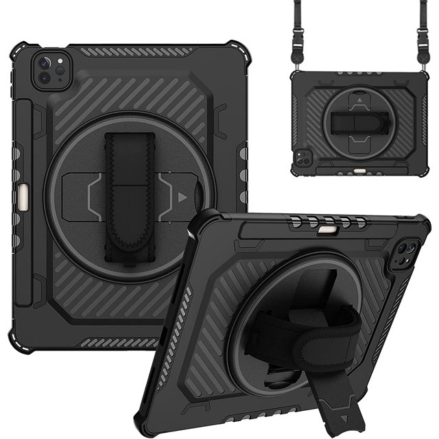 Funda para Xiaomi Pad 5 / MiPad 5 Pro de 11 Pulgadas 2021, Cubierta Protectora Resistente con Correa de Mano Giratoria 360° y Correa de Hombro para Niños, Niños y Niñas para Xiaomi Pad 5 Pro 5G 2021