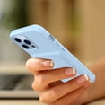 thumbnail image 4 of iPhone 13 Pro Max Case with Tempered Glass Screen Protector, Dteck Wallet Case Credit Card Holder & Hidden Mirror, Heavy Duty Shockproof Protective Case for iPhone 13 Pro Max, Blue, 4 of 5