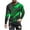 Green, variant on ZCFZJW Mens Fall Graphic T-Shirts Casual Long Sleeve Funny 3D Novelty Graphic Crewneck Pullover Tops Loose Lightweight Comfy Baggy Workout Tees Sweatshirt Blue M
