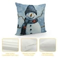 thumbnail image 4 of Nawypu  Christmas Snowman Winter Throw Pillow Covers Snowman Home Decorative Pillow Covers Square Pillow Case for Living Room Bed Sofa and Car Cushion Cover, 4 of 5