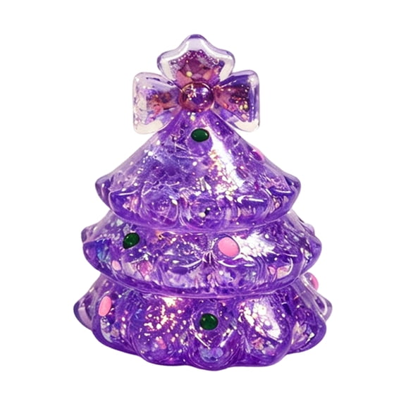 Christmas Tree Squishy, Glitter Slow Rebound Tree Form Stress Relief Hand Toy, Festive Squeeze Piece for Christmas Home Decoration and Leisure Moments