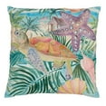 thumbnail image 5 of Fennco Styles Vivid Tropical Print 18 x 18 Inch Indoor Outdoor Decorative Throw Pillow, 5 of 8