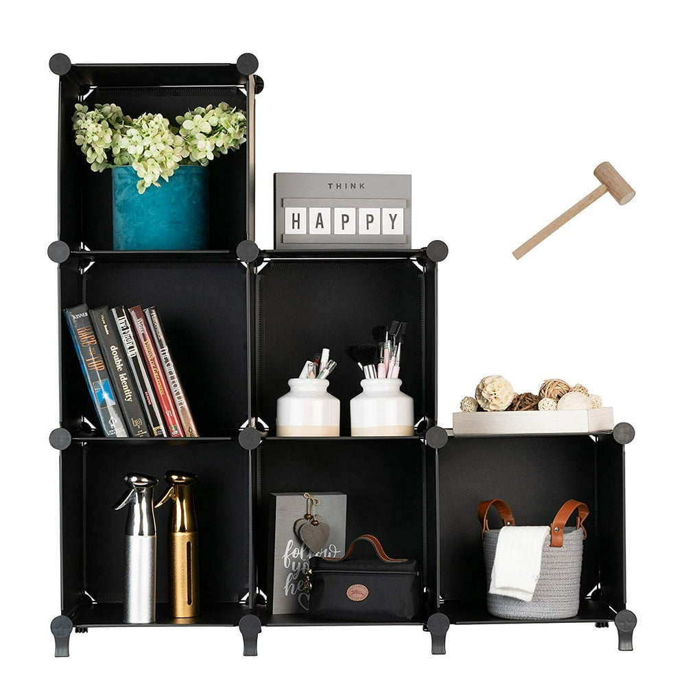 Homeries Cube Storage System (6 Cubes) Modular DIY 6Cube Plastic