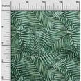 thumbnail image 2 of oneOone Cotton Poplin Green Fabric Leaves Sewing Craft Projects Fabric Prints By Yard 42 Inch Wide, 2 of 6