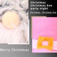 thumbnail image 2 of Wosthever 4 unids/set tela Navidad muñeca sin rostro colgante lindo reemplazo hogar mimbre decoración accesorios con cordón Kits de decoración para fiestas Gris Wosthever HA069896-02, 2 of 6