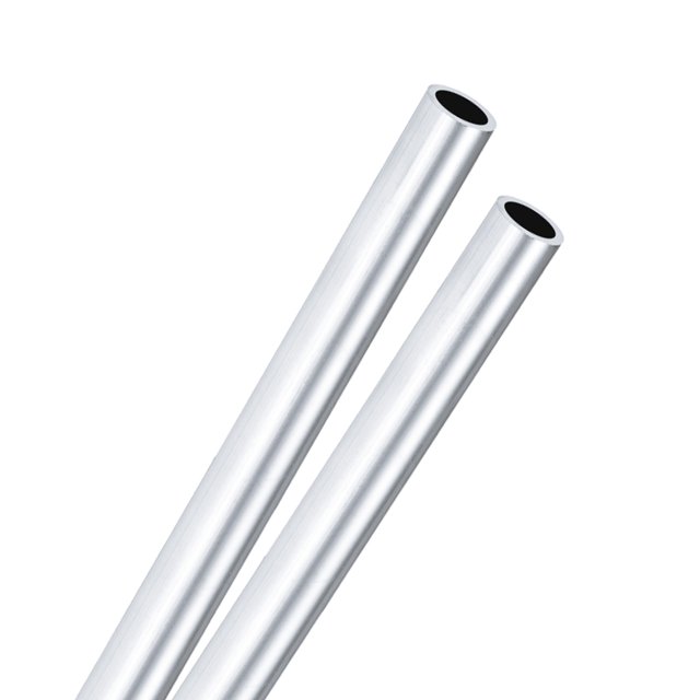 Tubo redondo de aluminio 6063 de 2 piezas, 12mmx16mm(IDxOD) 300mm de longitud