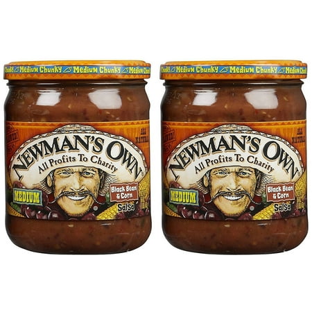 Own Salsa - Newman's Own Black Bean & Corn Salsa, 16 oz, 2 pk