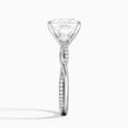 thumbnail image 3 of Dash Jewel 2.2 Ct Radiant Cut Diamond Solitaire Rings for Her - 14K White Gold Plated Solitaire Rings - Christmas Gifts for Her - Valentine Proposal Rings - Daily Wear Diamond Rings for Women's, 3 of 6