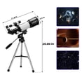 thumbnail image 1 of Telescopes for Kids Adults and Astronomy Beginners 300X70mm Telescope with Tripod, 1 of 8