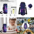 thumbnail image 6 of HUIACONG Kids Backpack Set 4-IN-1 Neon Purple Butterfly for 6-12 Boys Girls Spine Protective School Backpack Detachable Lunch Box Pencil Case Water Bottle Holder Lightweight, 6 of 7