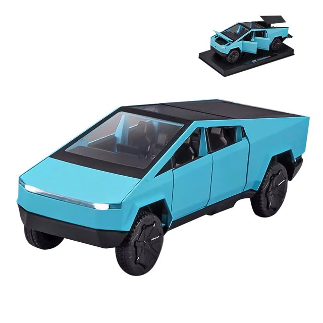 Camiones de juguete para niños pequeños, niñas, 1/32, camioneta pickup fundida a presión, modelo de coche, juguete de metal fundido a presión con luz, modelo de camión, vehículos para niños, coleccion