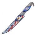 thumbnail image 2 of ASR Outdoor American Flag Fixed Blade Hunting Knife Patriotic Gift Proud Eagle, 2 of 7