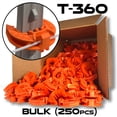thumbnail image 4 of Lock Jawz T-360 Electric Fence T-Post Insulator - Orange (Bulk Qty: 250), 4 of 4