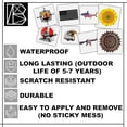 thumbnail image 2 of Mexican Sticker - Mexico Flag Coat of Arms Eagle - Vibrant Vinyl Decal Car Truck (18" x 18"), 2 of 4