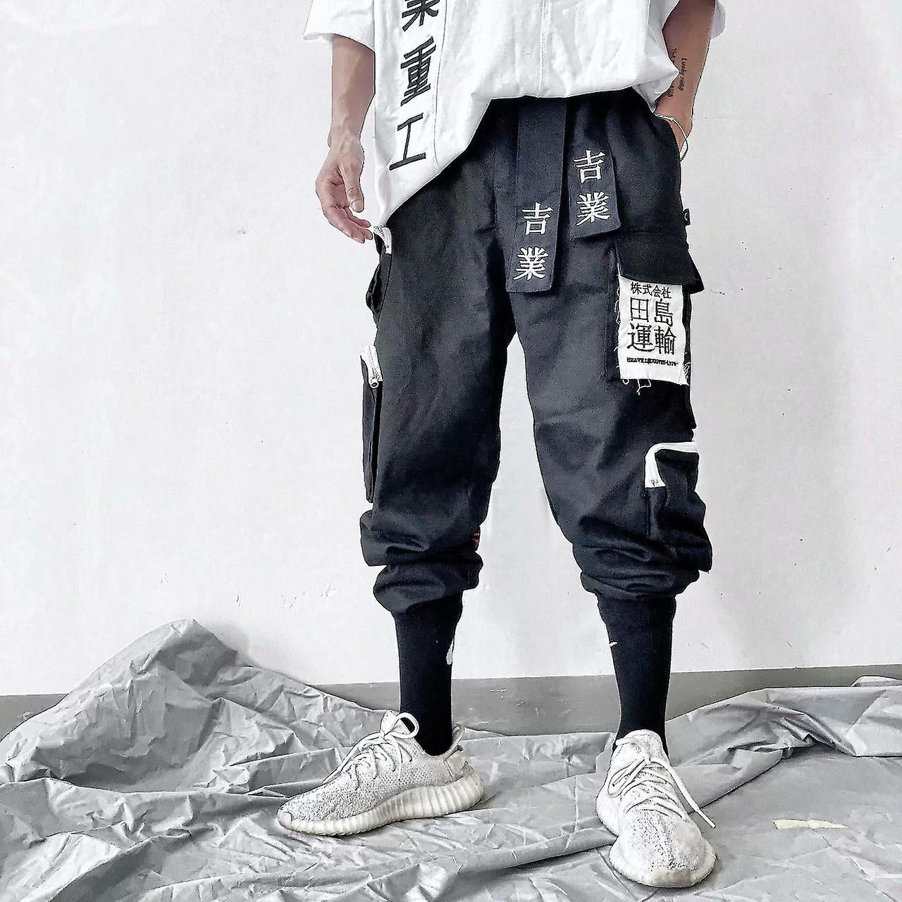 Women/men's Clothes Harajuku Overalls Cargo Pants More Bag