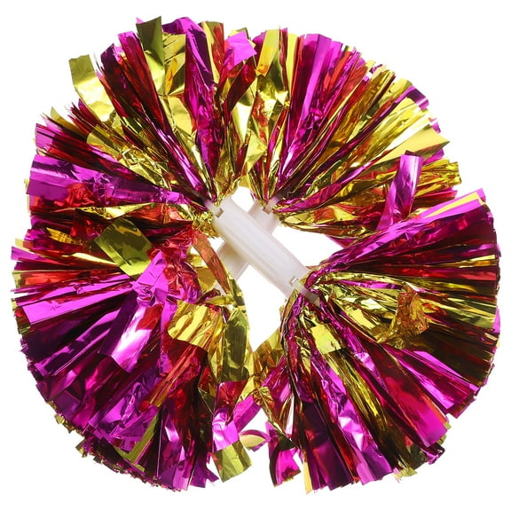 2pcs  Cheerleading Pom Poms Dancing Cheering Pom Poms Plastic Cheerleader Accessories