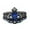 Blue, variant on CILENON Popular Lady Holds Sapphire Heart Shaped Crown Rings Jewelry Accessory Gifts Size 5 To 12 (Blue,8)
