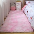 thumbnail image 1 of Pink Shaggy Fluffy Rugs Fluffy Rug Carpets Soft Shaggy Area Rug Indoor Anti-Skid Area Rug Office Carpet Home Bedroom Floor, 1 of 7